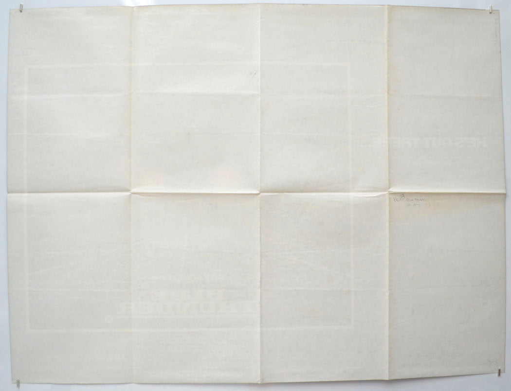 BLUE THUNDER (Back) Cinema Quad Movie Poster