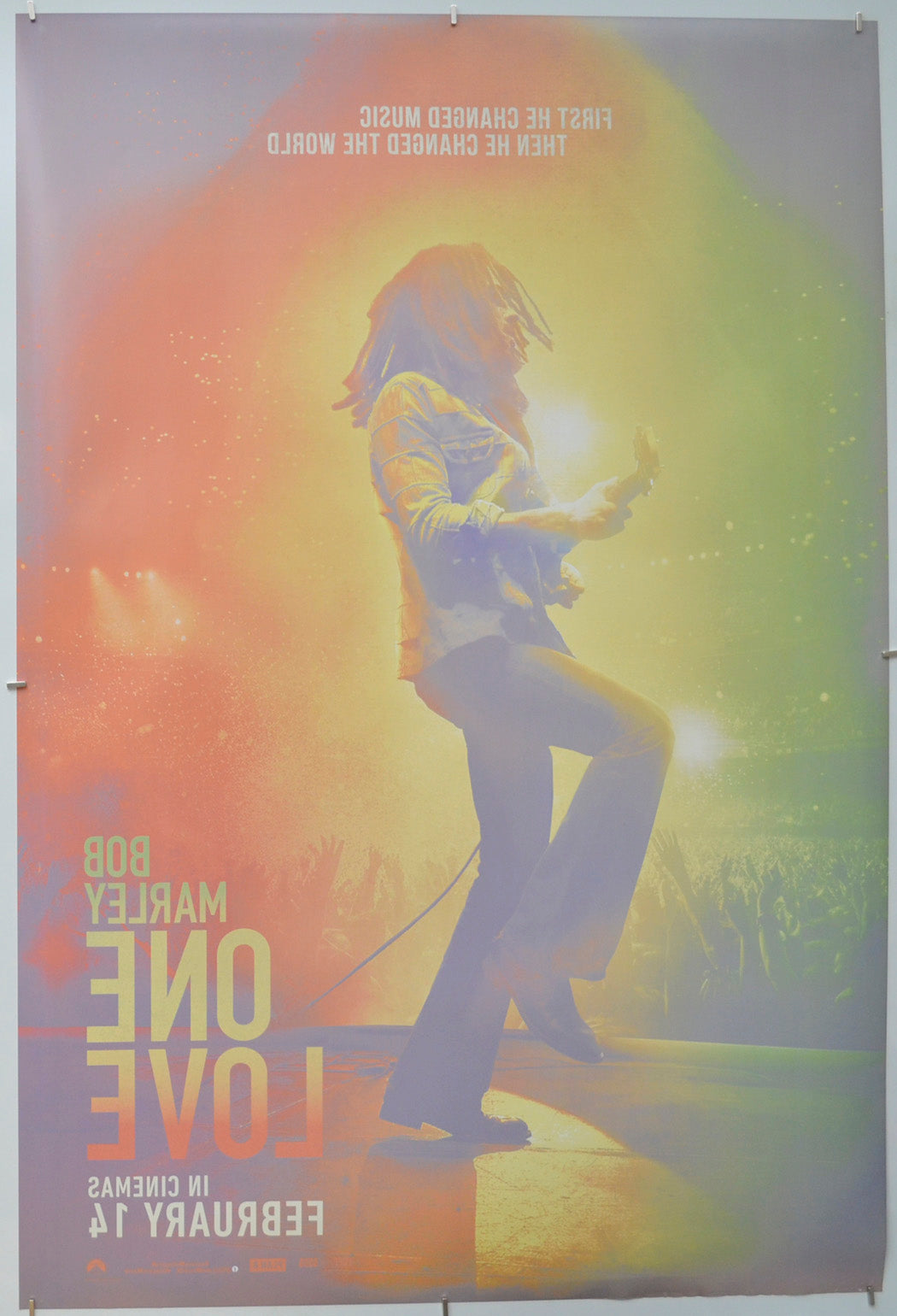 Bob Marley: One Love (Back) Cinema One Sheet Movie Poster