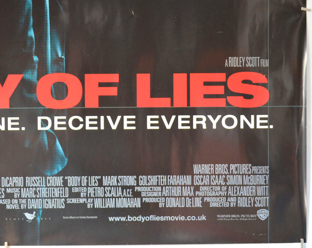 BODY OF LIES (Bottom Right) Cinema Quad Movie Poster