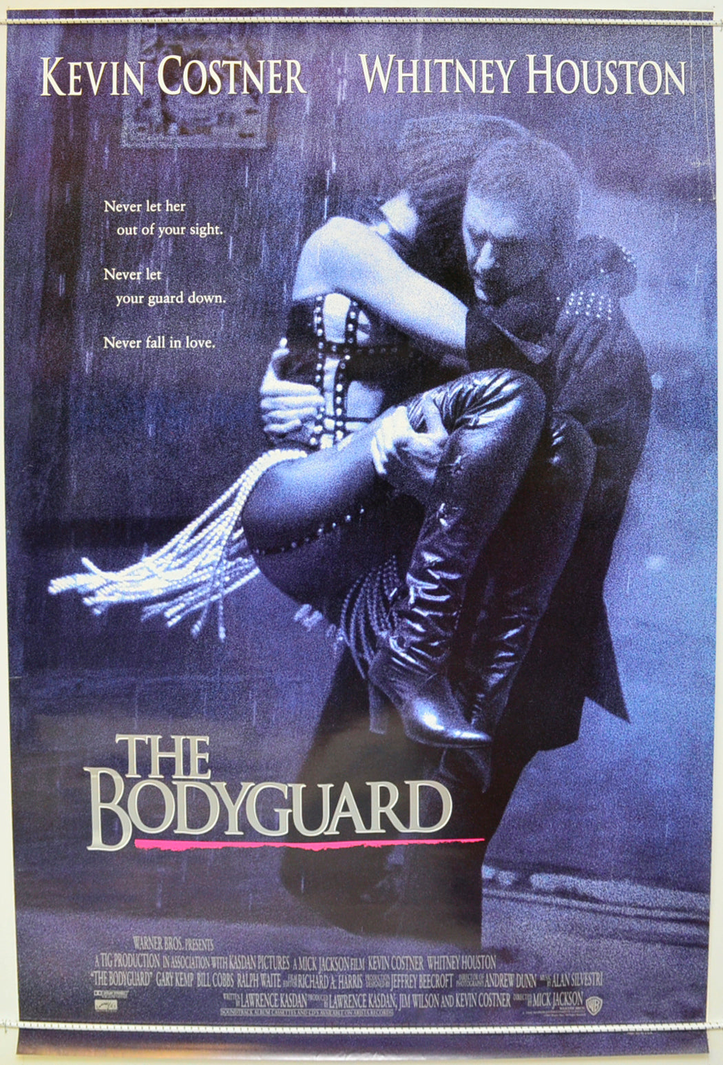 The Bodyguard Original One Sheet Poster - Film Poster - Movie Poster
