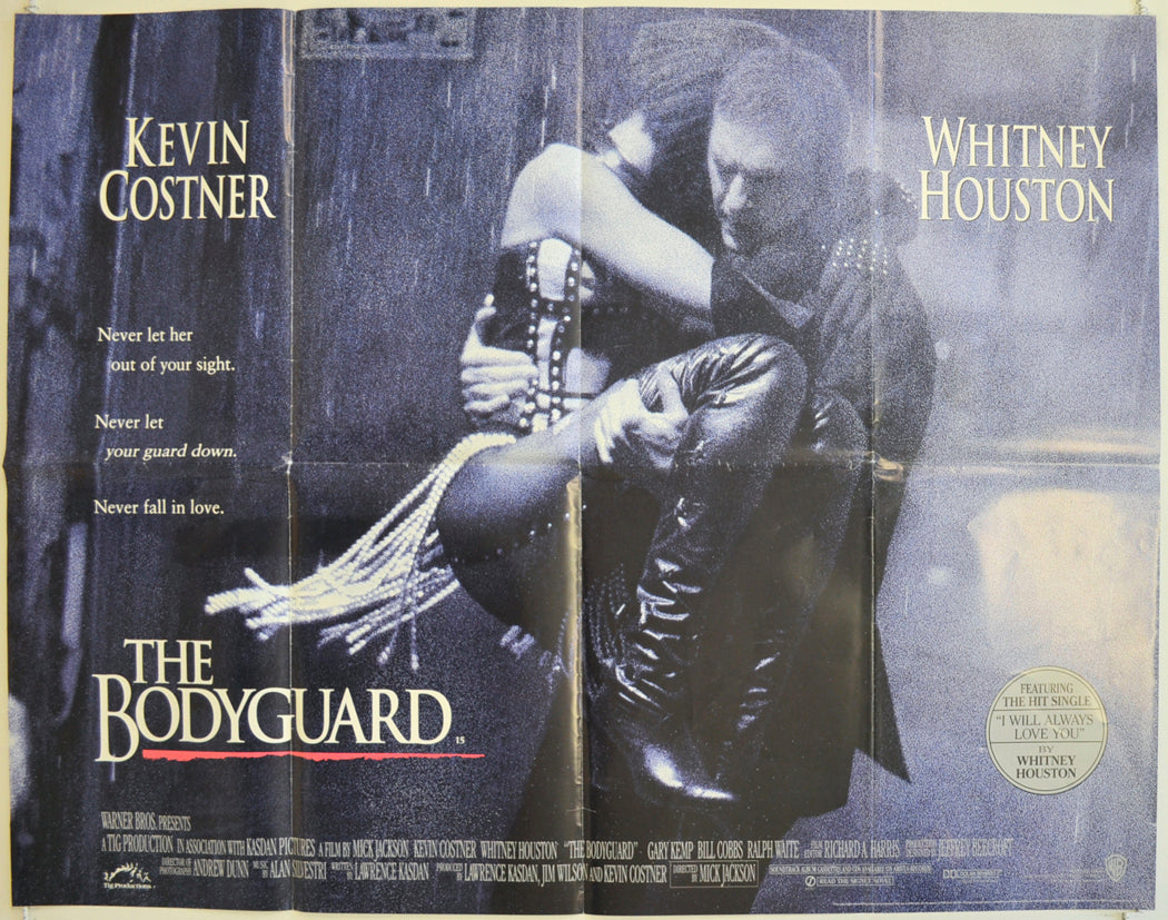 The Bodyguard Original British Quad Poster - Film Poster - Movie Poster