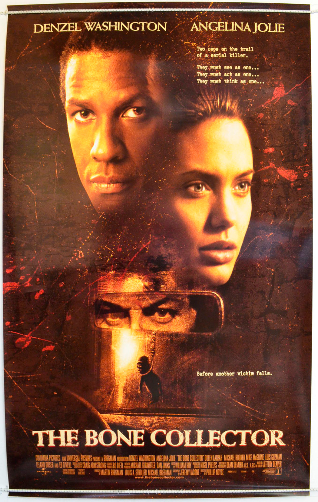 The Bone Collector Original One Sheet Poster - Film Poster - Movie Poster