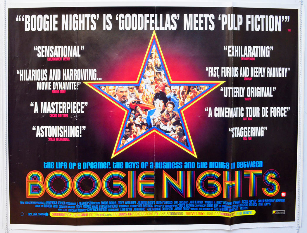 Boogie Nights Original British Quad Poster - Film Poster - Movie Poster
