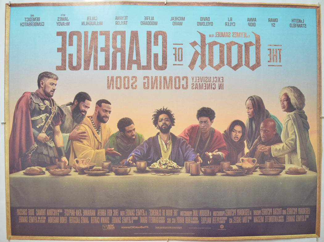 THE BOOK OF CLARENCE (Back) Cinema Quad Movie Poster