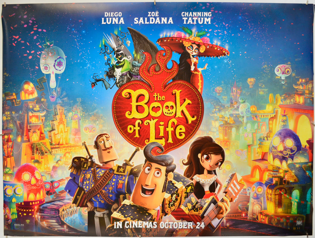 The Book Of Life (Teaser / Advance Version) Original Quad Poster - Film Poster - Movie Poster