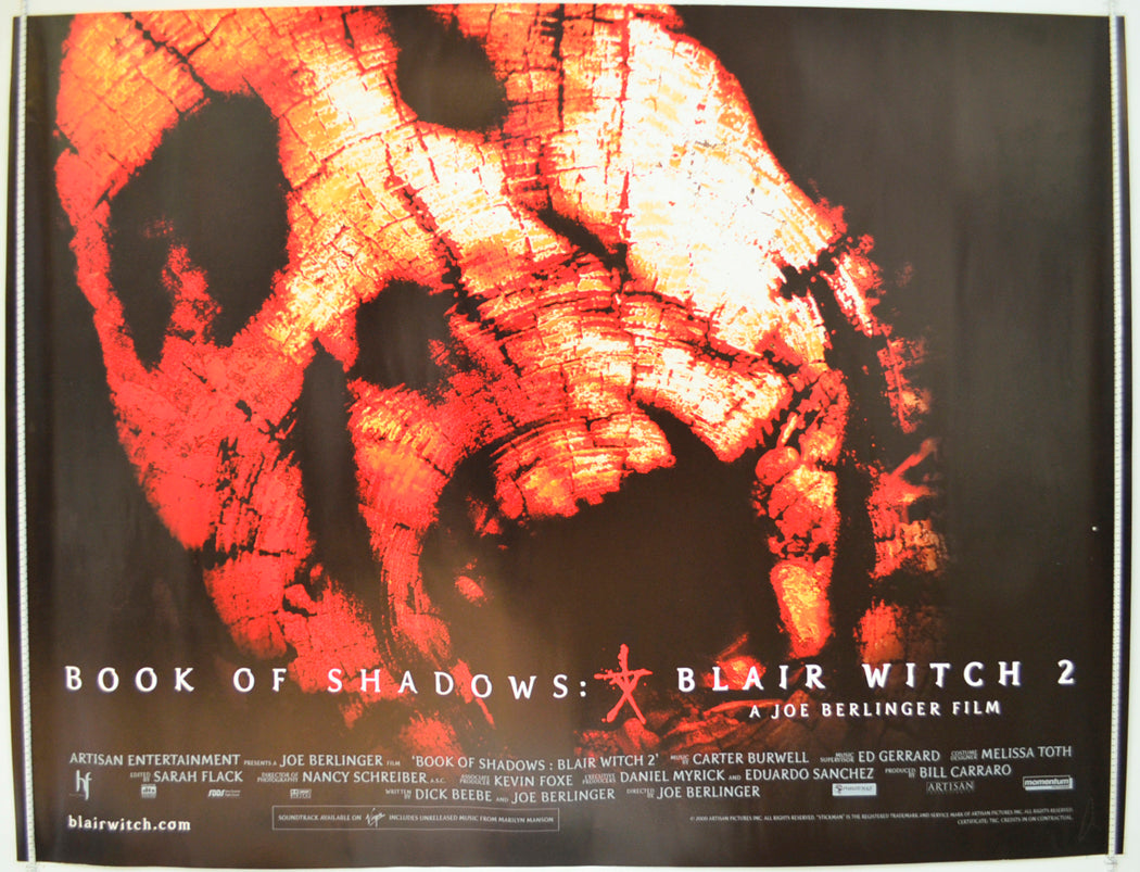 Book Of Shadows : Blair Witch 2 Original Quad Poster - Film Poster - Movie Poster