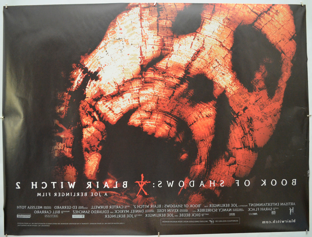 BOOK OF SHADOWS : BLAIR WITCH 2 (Back) Cinema Quad Movie Poster