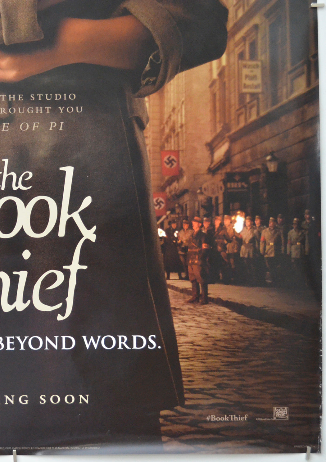 THE BOOK THIEF (Bottom Right) Cinema One Sheet Movie Poster