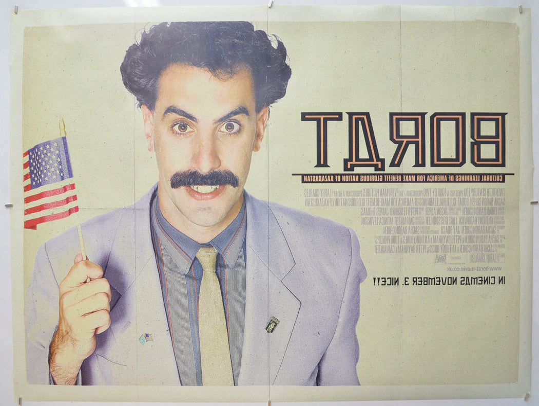 BORAT (Back) Cinema Quad Movie Poster