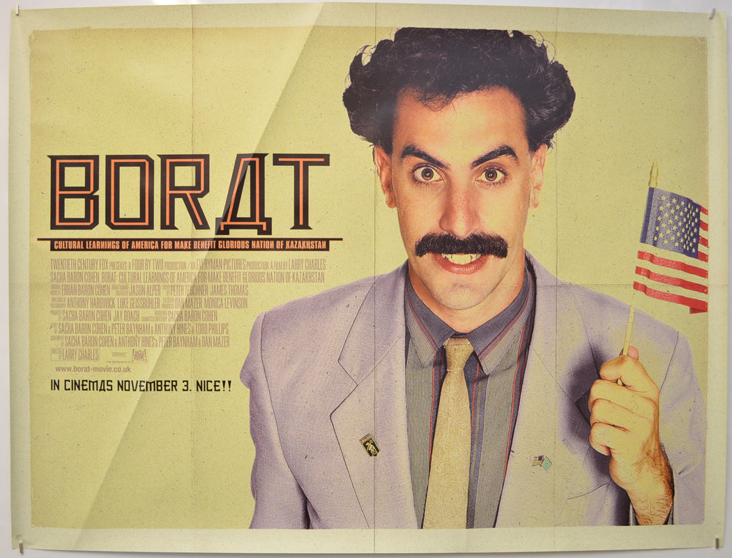 Borat Original Quad Poster - Film Poster - Movie Poster