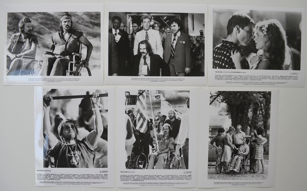 Born On The Fourth Of July 6 Original Black And White Press Stills