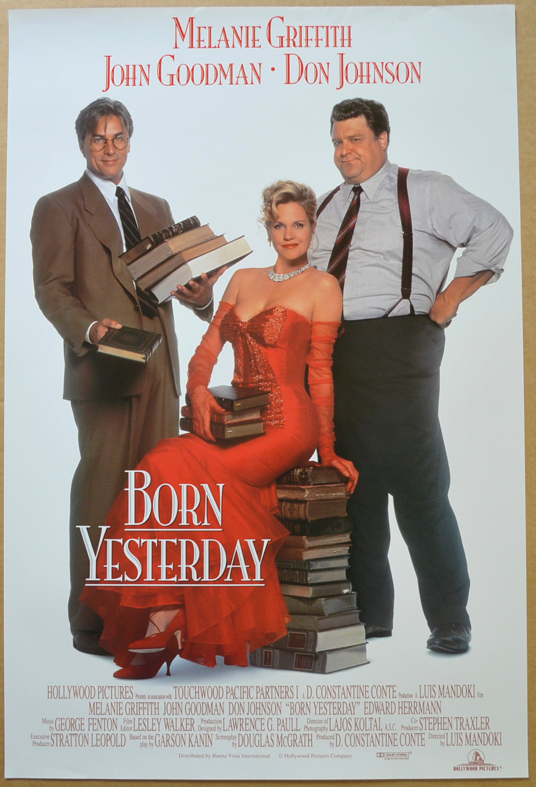 Born Yesterday Original Belgian Poster - Film Poster - Movie Poster