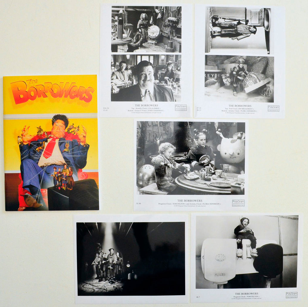The Borrowers Original Cinema Exhibitors Press Kit (5 Black & White Press Stills + 42 Page Production Info)