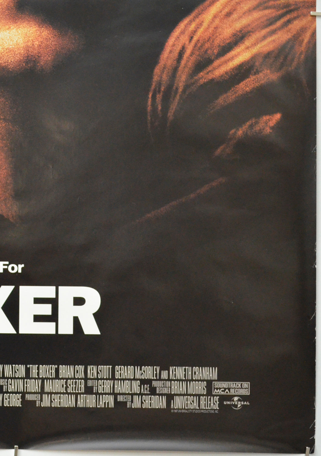 THE BOXER (Bottom Right) Cinema One Sheet Movie Poster