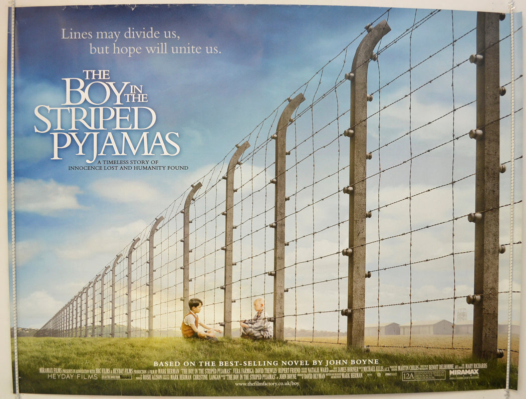 The Boy In The Striped Pyjamas Original Quad Poster - Film Poster - Movie Poster