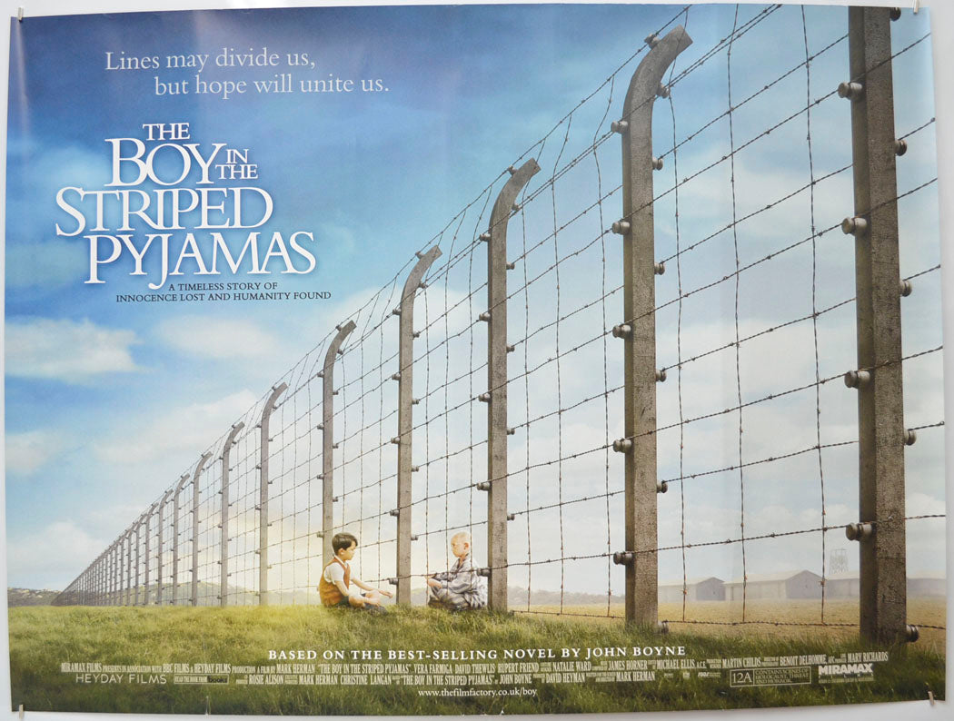 The Boy In The Striped Pyjamas Original Quad Poster - Film Poster - Movie Poster