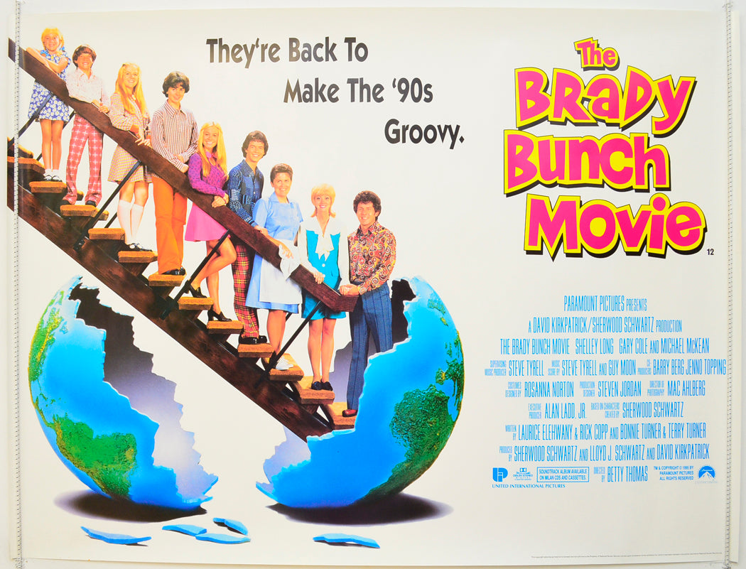 The Brady Bunch Movie Original British Quad Poster - Film Poster - Movie Poster