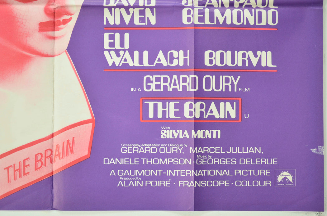THE BRAIN (Bottom Right) Cinema Quad Movie Poster