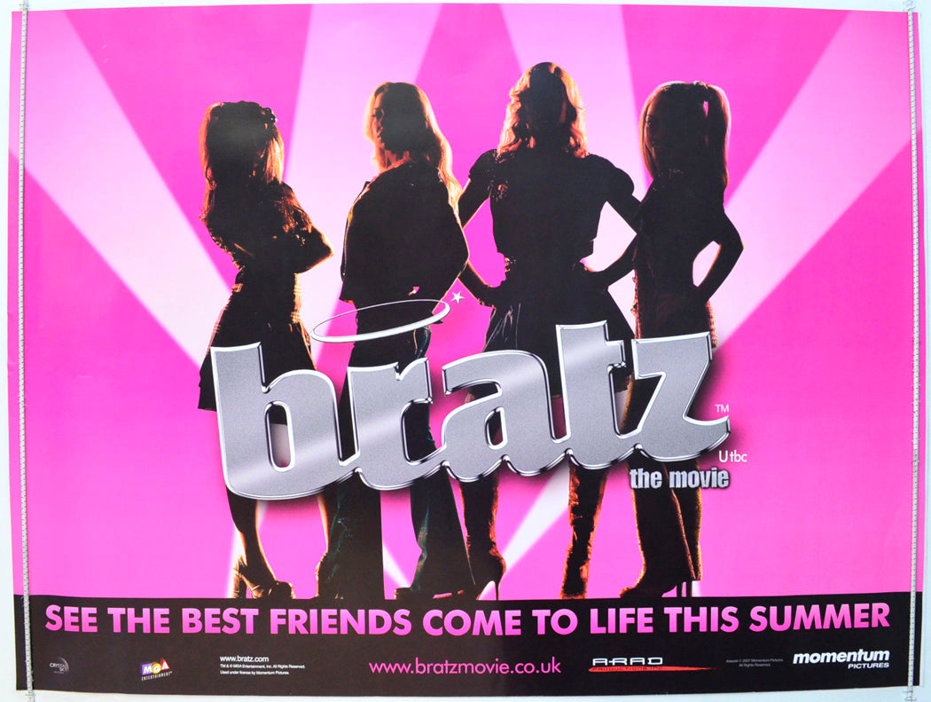 Bratz (Teaser / Advance Version) Original British Quad Poster - Film Poster - Movie Poster