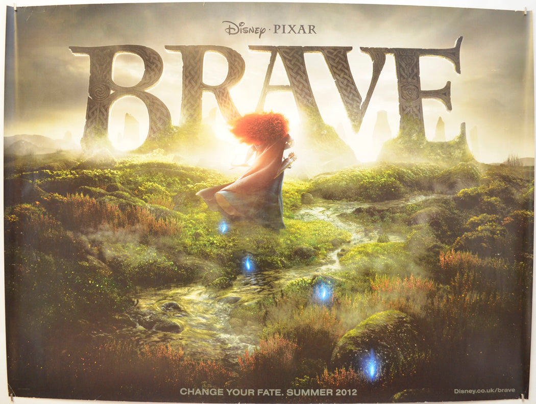 Brave (Teaser / Advance Version) Original Quad Poster - Film Poster - Movie Poster