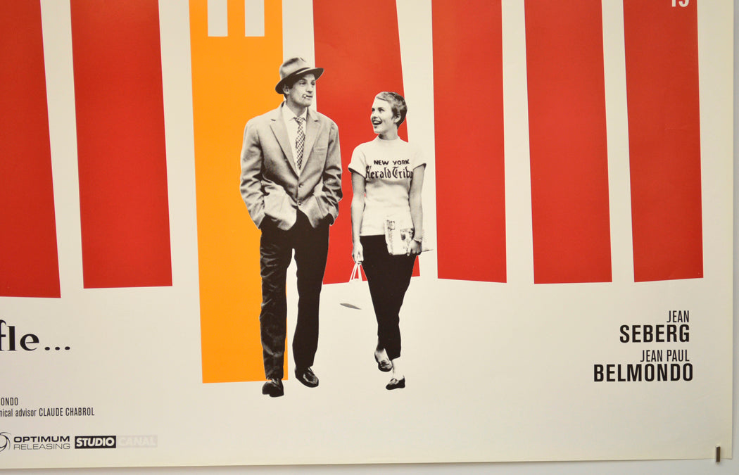 BREATHLESS (Bottom Right) Cinema Quad Movie Poster