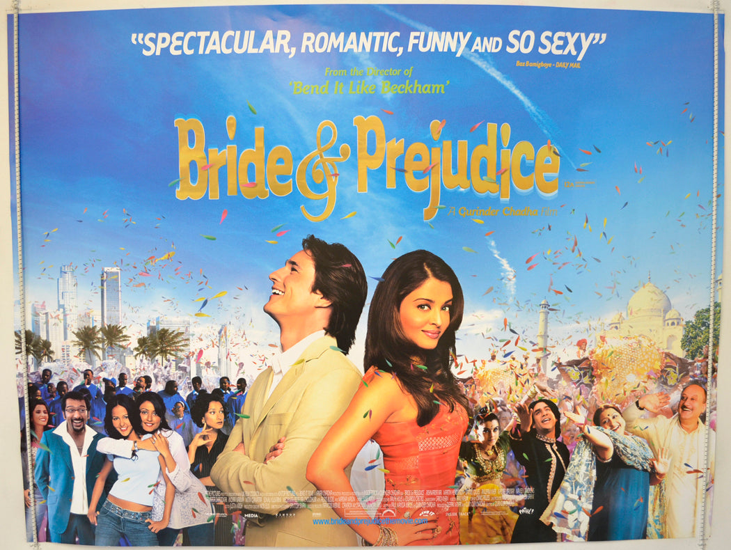 Bride And Prejudice Original Quad Poster - Film Poster - Movie Poster