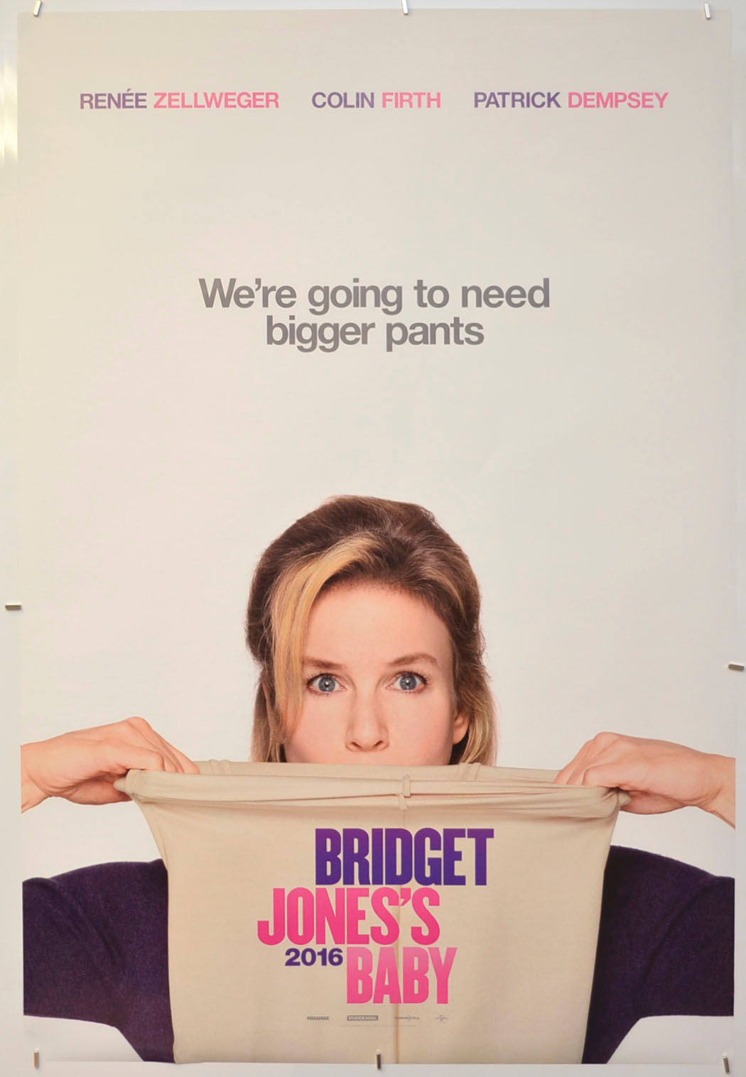 Bridget Jones's Baby (Teaser / Advance Version) Original One Sheet Poster - Film Poster - Movie Poster