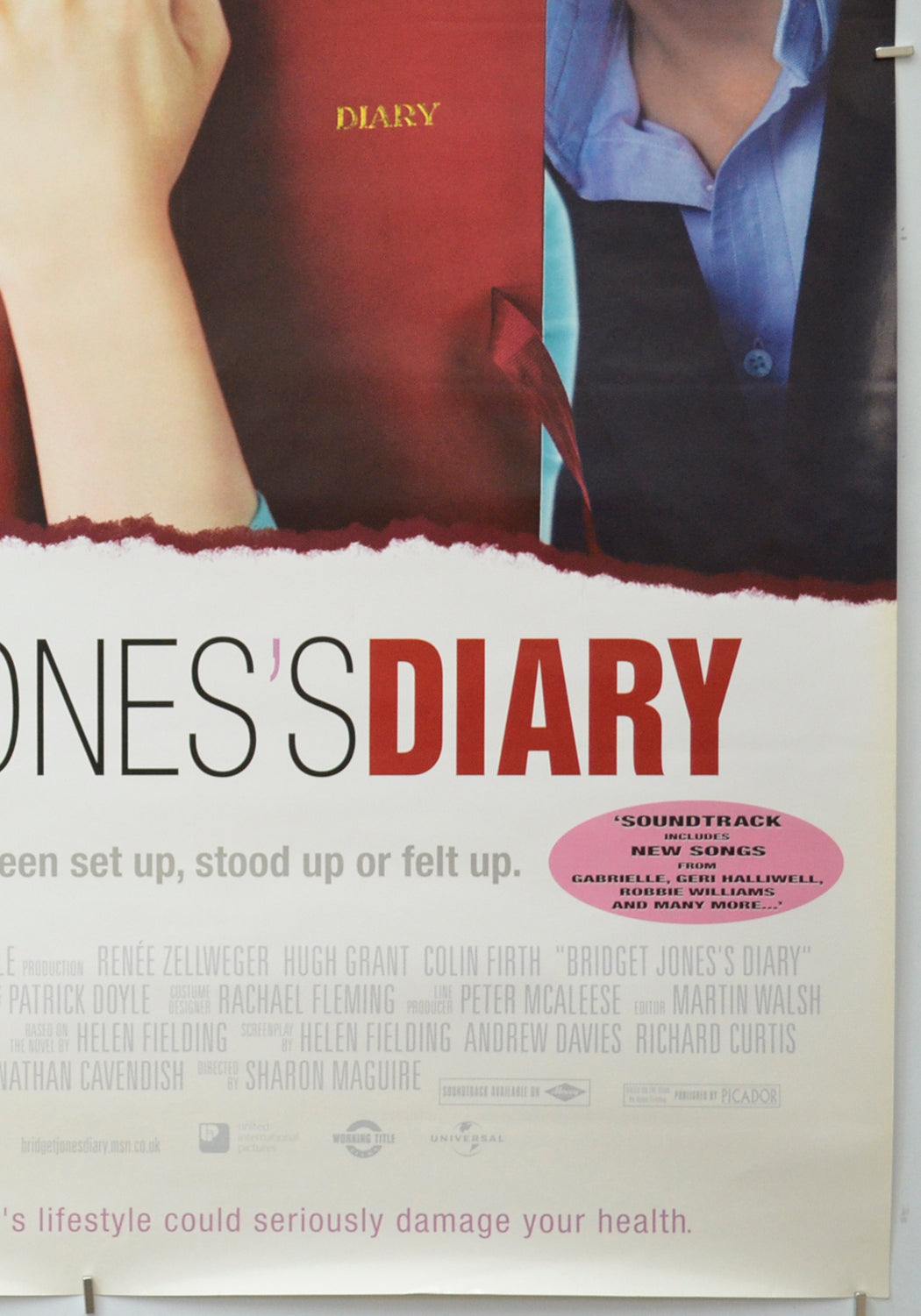 BRIDGET JONES’S DIARY (Bottom Right) Cinema One Sheet Movie Poster