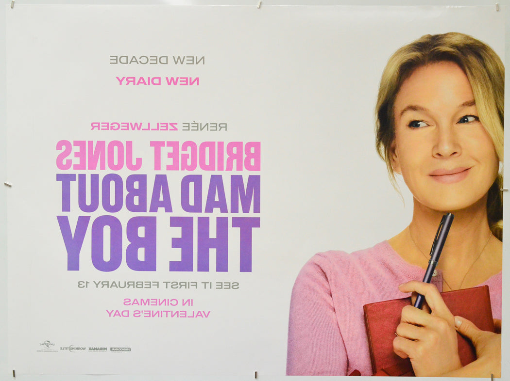 Bridget Jones: Mad About The Boy (Back) Cinema Quad Movie Poster