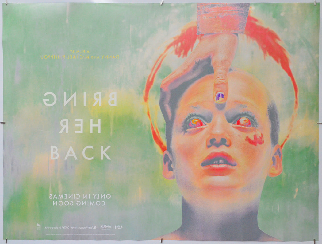 Bring Her Back (Back) Cinema Quad Movie Poster
