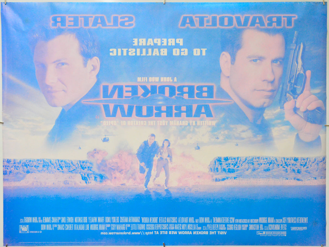 Broken Arrow (Back) Cinema Quad Movie Poster