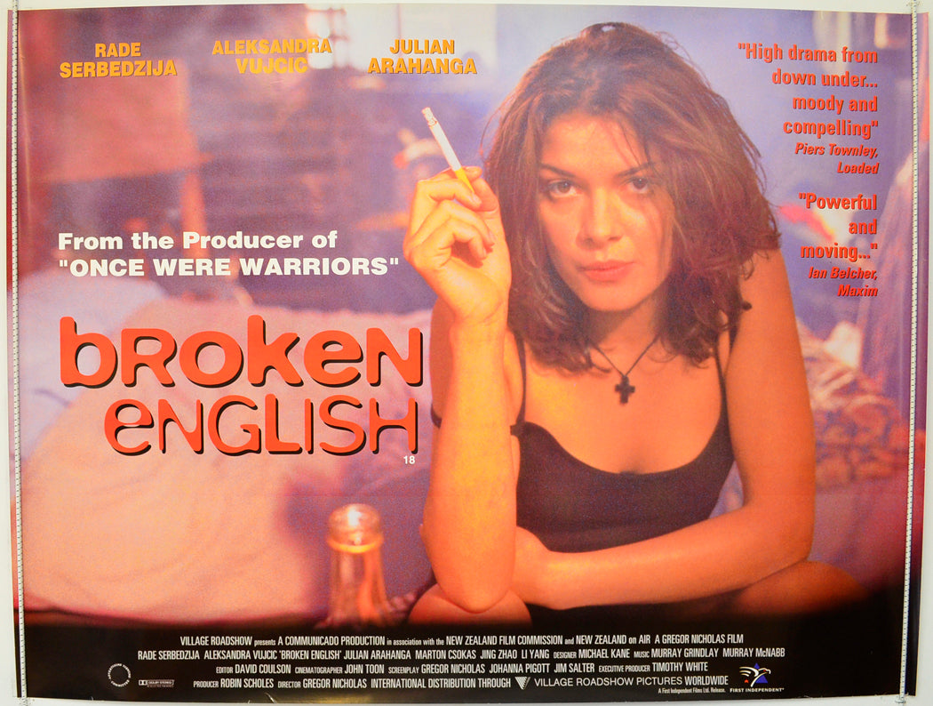 Broken English Original British Quad Poster - Film Poster - Movie Poster