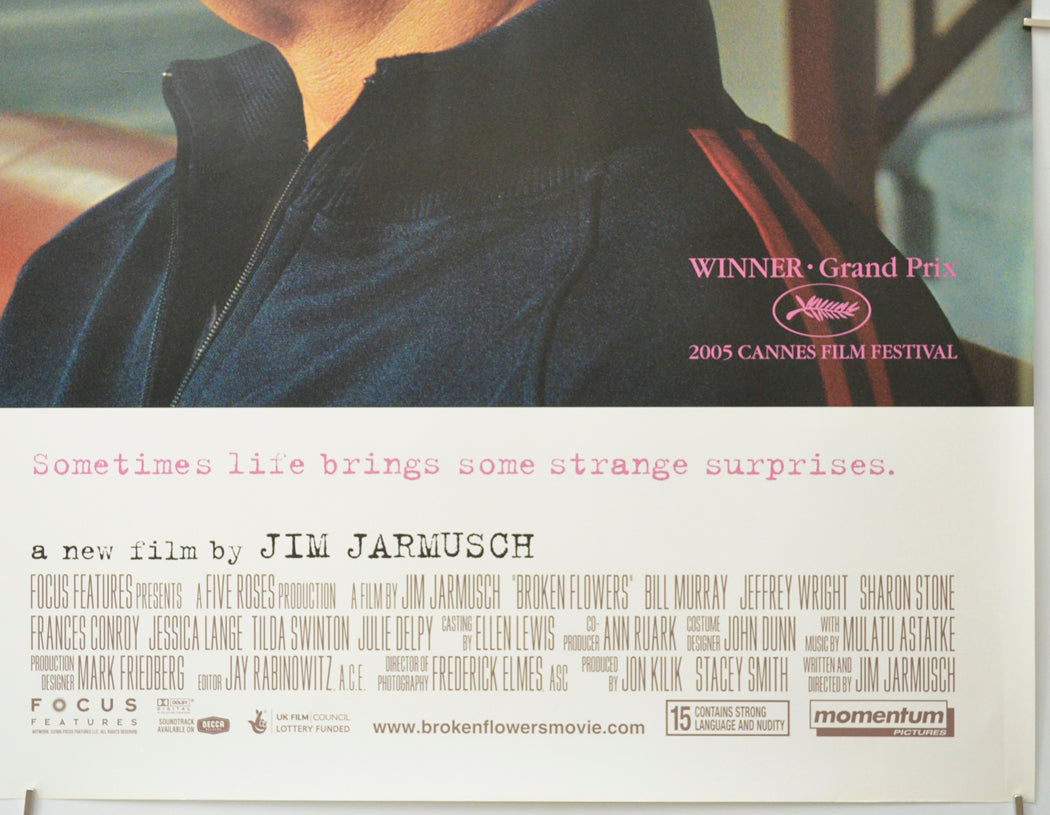 BROKEN FLOWERS (Bottom Right) Cinema Quad Movie Poster
