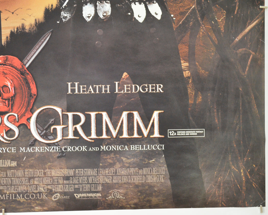 BROTHERS GRIMM (Bottom Right) Cinema Quad Movie Poster
