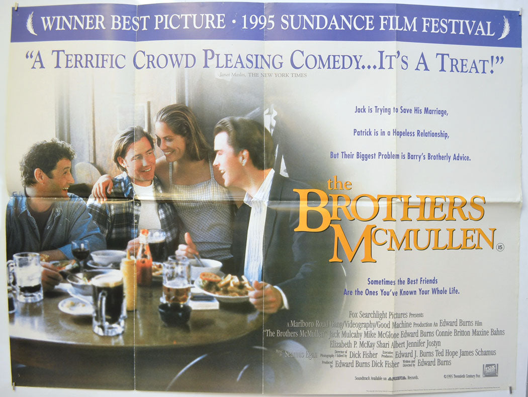 The Brothers McMullen Original Quad Poster - Film Poster - Movie Poster