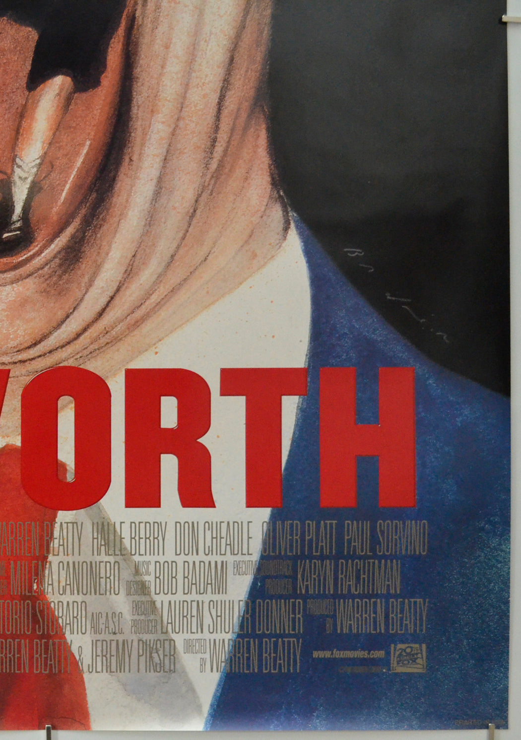 BULWORTH (Bottom Right) Cinema One Sheet Movie Poster