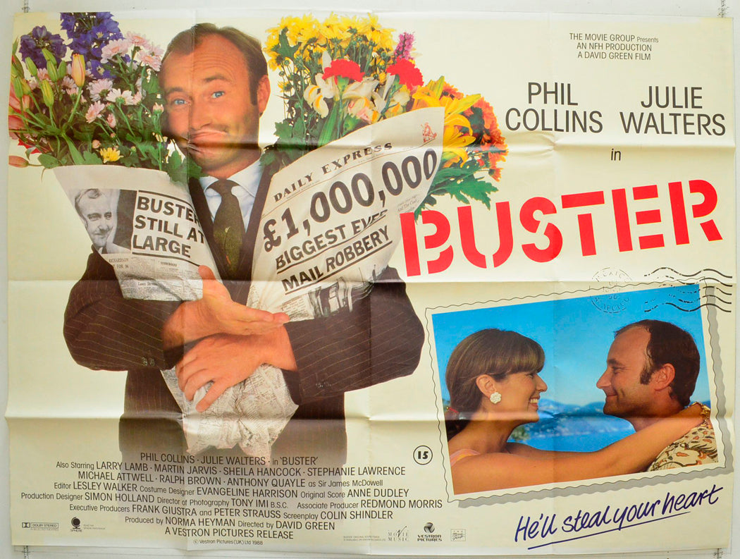 Buster Original British Quad Poster - Film Poster - Movie Poster