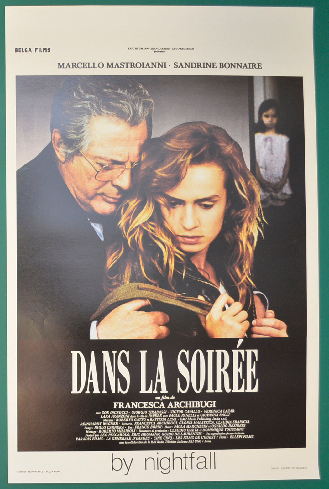 By Nightfall (a.k.a. Towards Evening) Original Belgian Poster - Film Poster - Movie Poster