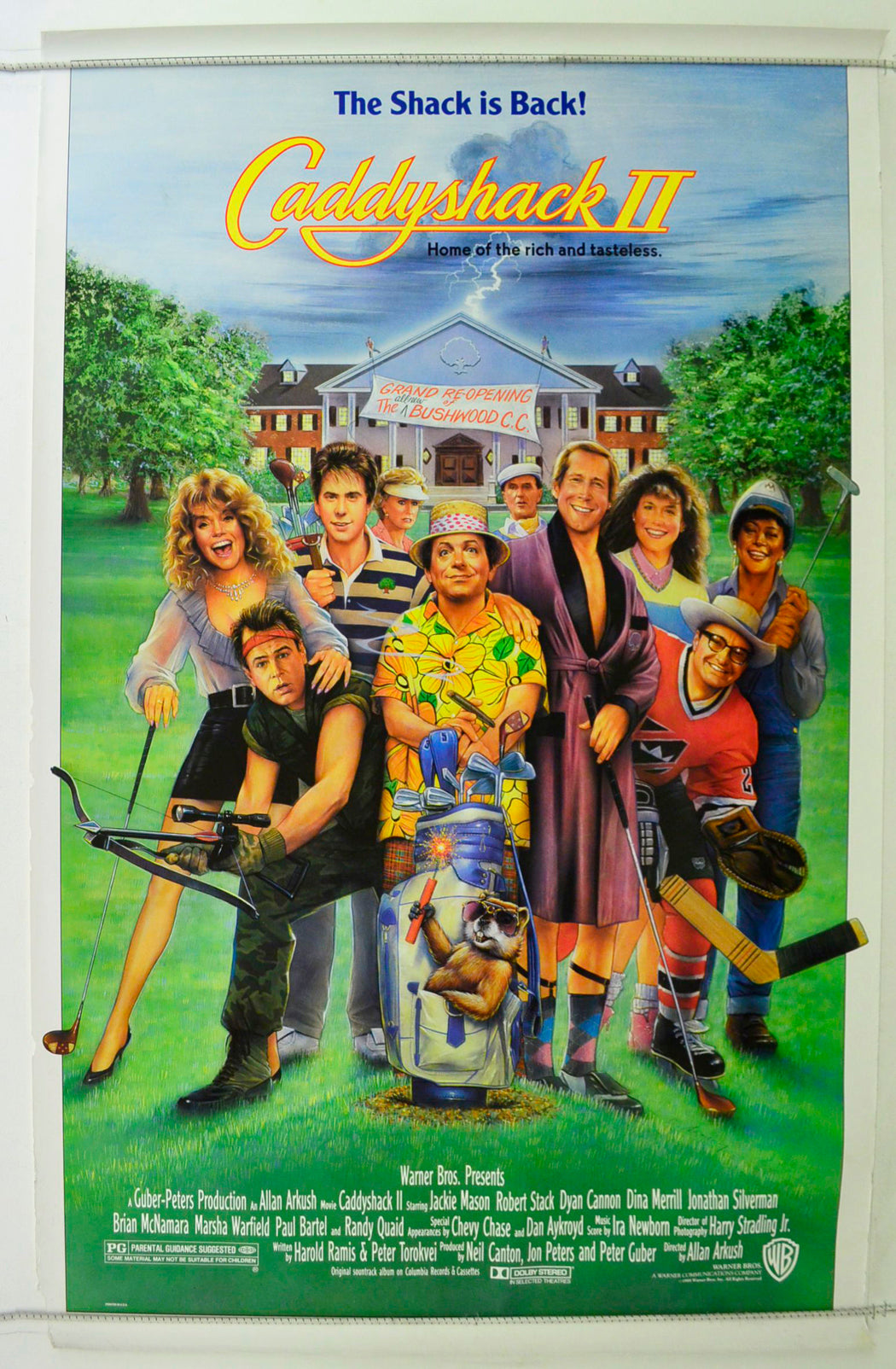 Caddyshack II Original One Sheet Poster - Film Poster - Movie Poster