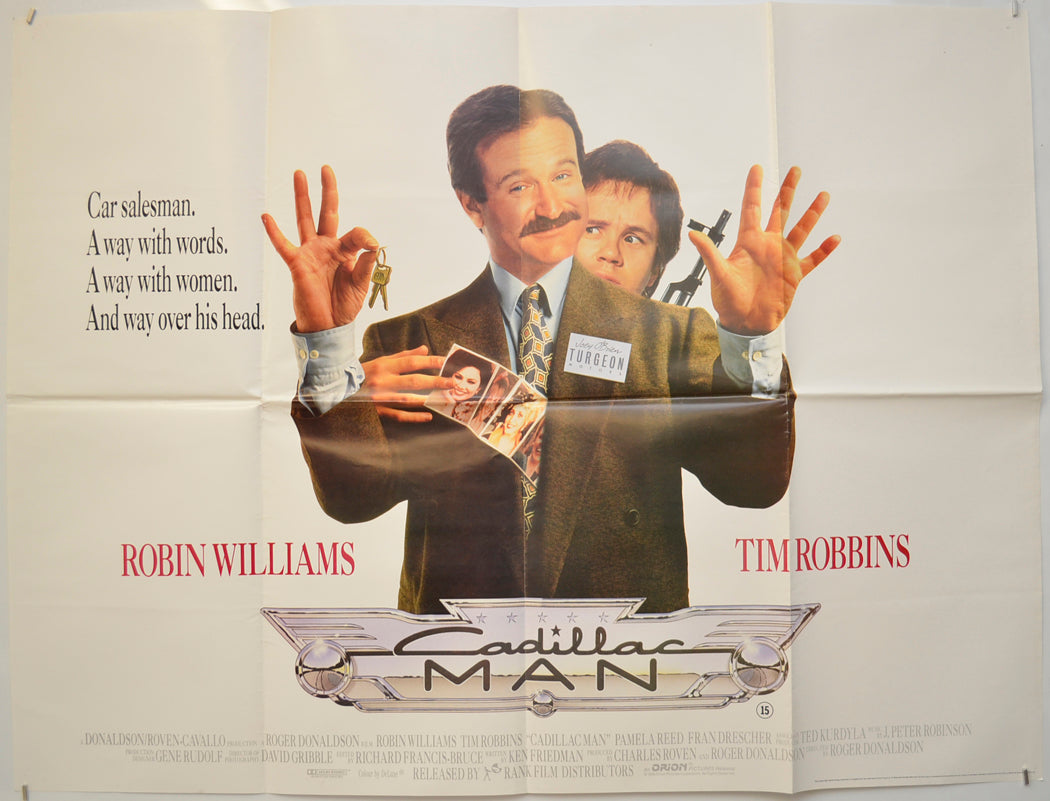 Cadillac Man Original Quad Poster - Film Poster - Movie Poster