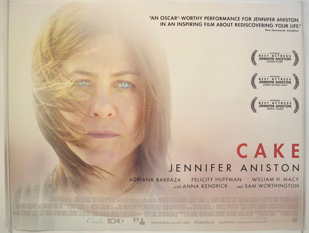 Cake Original Quad Poster - Film Poster - Movie Poster