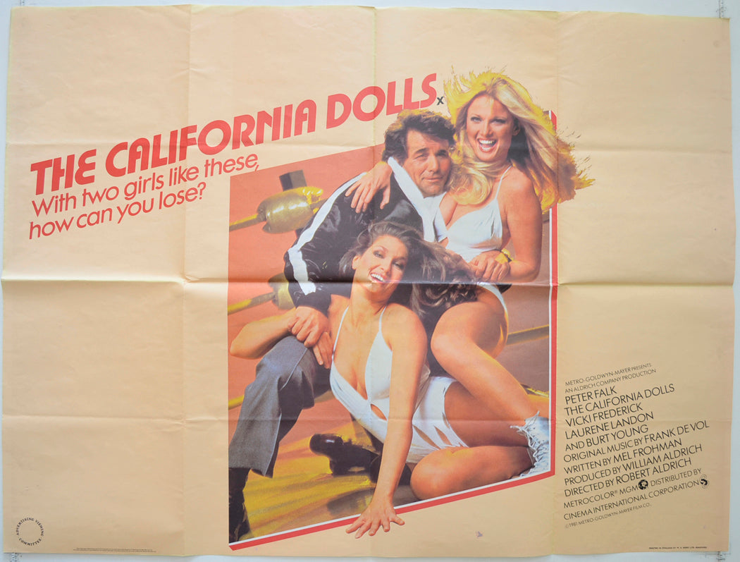 The California Dolls Original British Quad Poster - Film Poster - Movie Poster