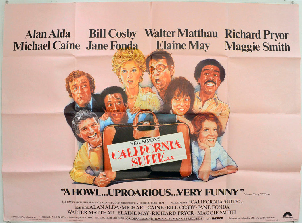 California Suite Original British Quad Poster - Film Poster - Movie Poster