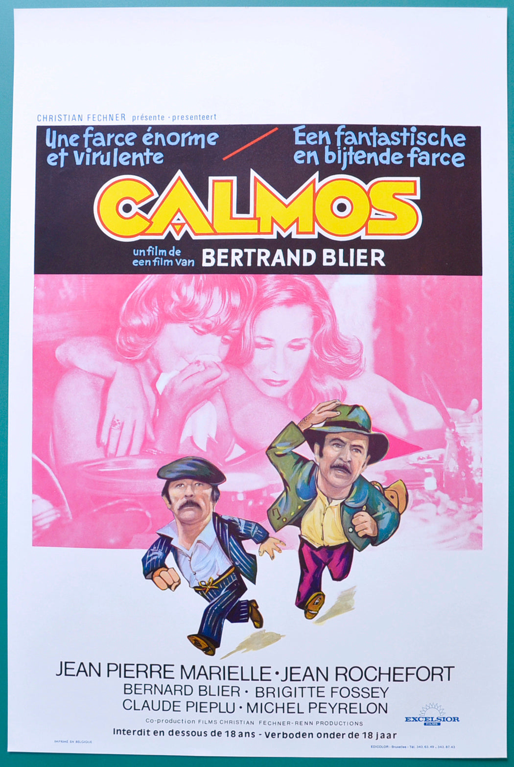 Calmos (a.k.a. Femmes Fatales) Original Belgian Poster - Film Poster - Movie Poster