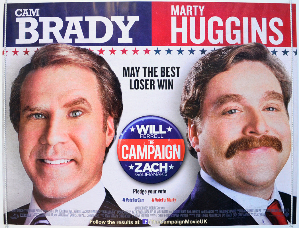 The Campaign Original British Quad Poster - Film Poster - Movie Poster