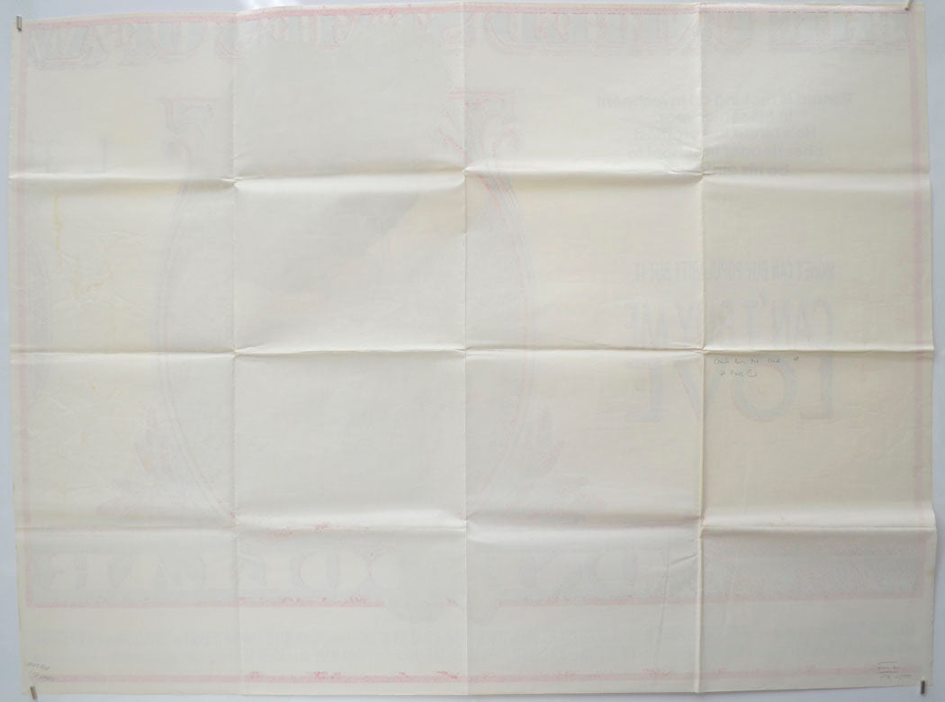 CAN’T BUY ME LOVE (Back) Cinema Quad Movie Poster
