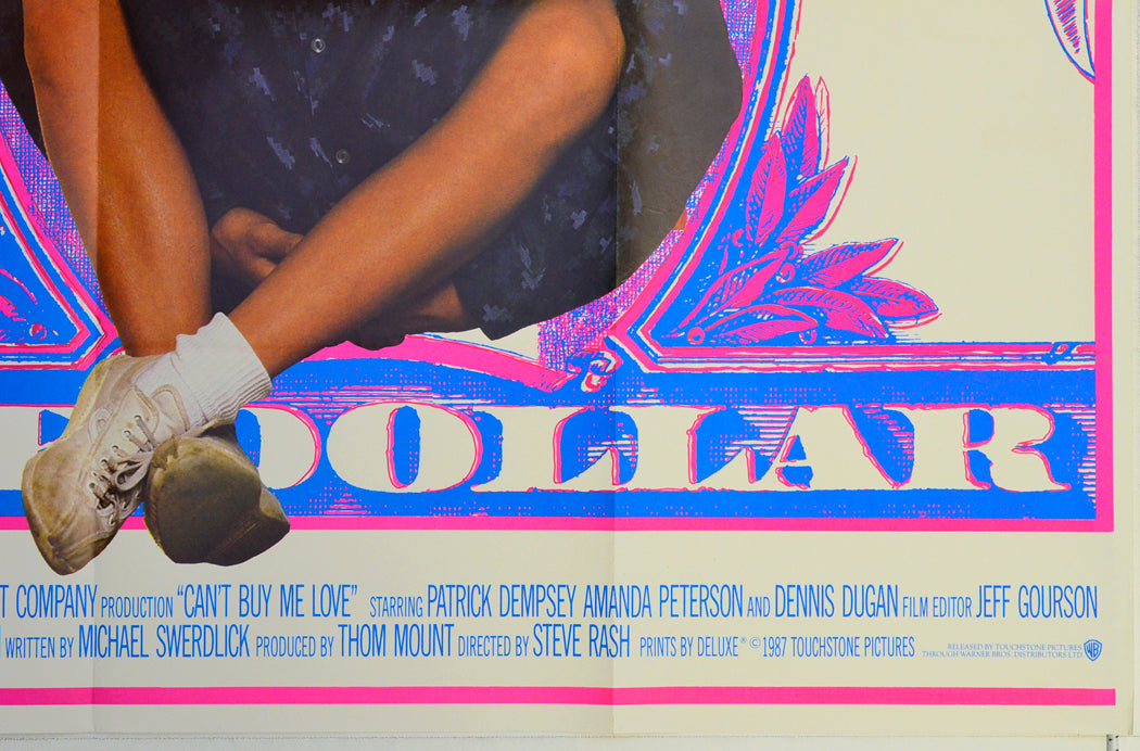 CAN’T BUY ME LOVE (Bottom Right) Cinema Quad Movie Poster