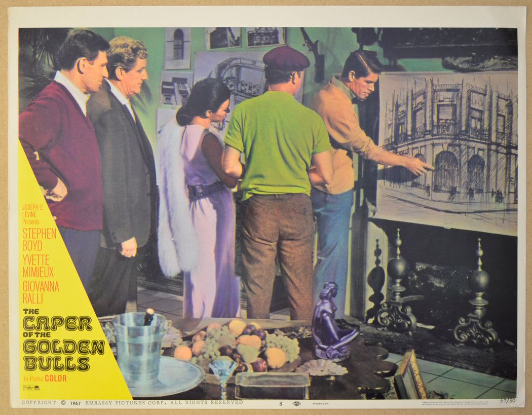 THE CAPER OF THE GOLDEN BULLS (Card 8) Cinema Lobby Card Set