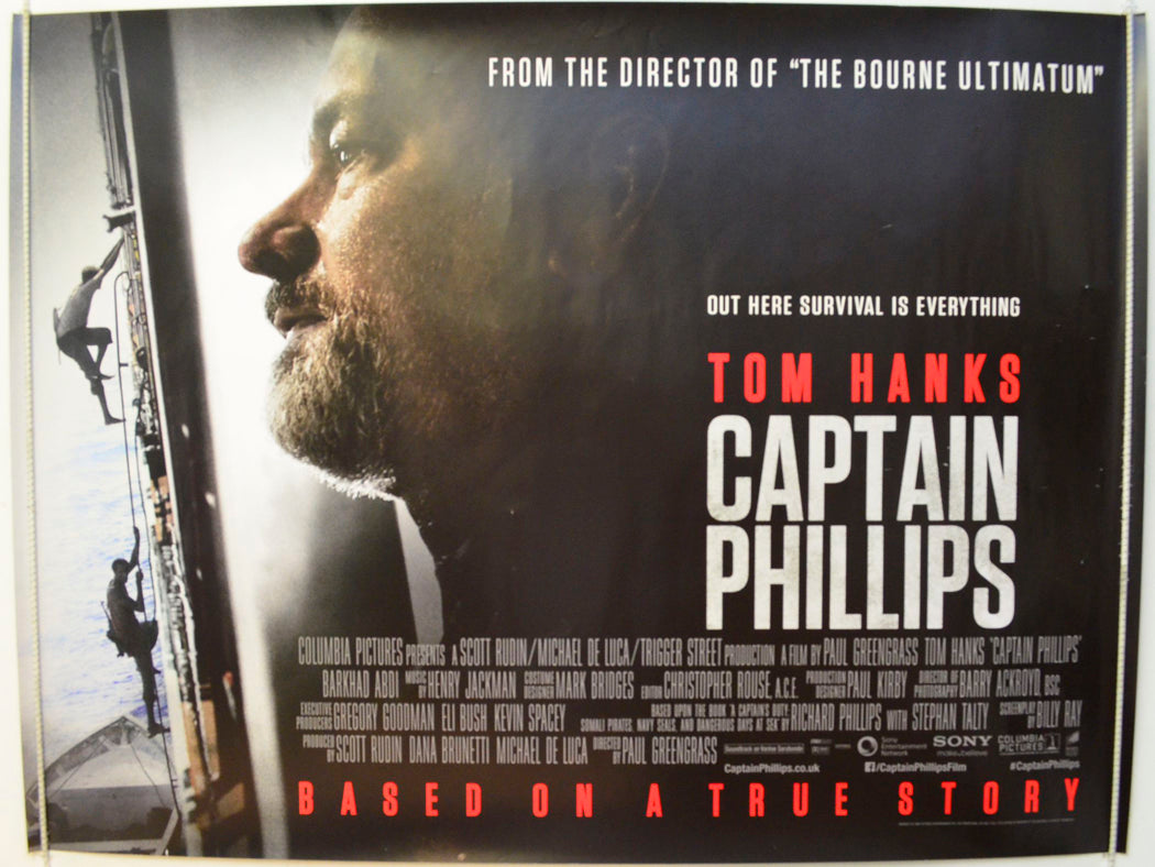 Captain Phillips Original British Quad Poster - Film Poster - Movie Poster