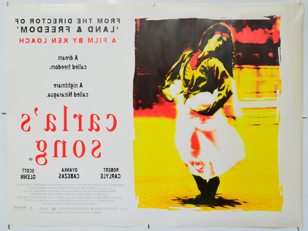 Carla’s Song (Back) Cinema Quad Movie Poster